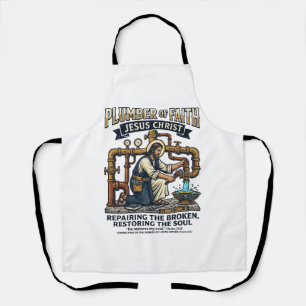 Delantal Camiseta Gráfica de Jesús Fontanero Arte Cristiano