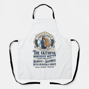 Delantal Camiseta gráfica de logística de almacén de Jesús
