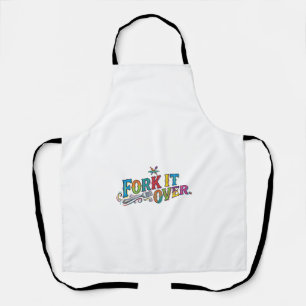 Delantal Camiseta gráfica divertida con broma de comida 'Fo