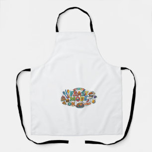 Delantal Camiseta gráfica divertida para amantes de la comi