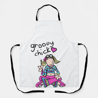 Delantal Camiseta Groovy Chick - sudadera chica