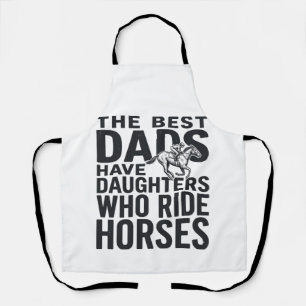 Delantal Camiseta Los Mejores Papás Tienen Hijas Que Montan
