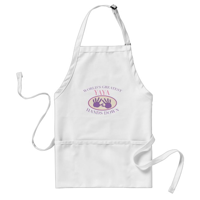 Delantal Camiseta Mejores YaYa Sin Discusión (Frente)