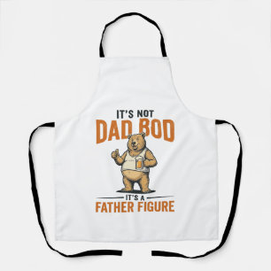 Delantal Camiseta Oso Cerveza Figura Paterna Cuerpo De Papá