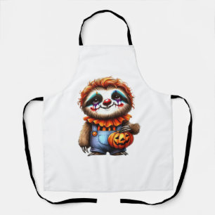 Delantal Camiseta oversize de Halloween de perezoso payaso