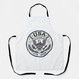 Delantal Camiseta USA 250 años de libertad águila vintage i