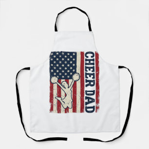 Delantal Camiseta Vector Patriótica de la Bandera Americana