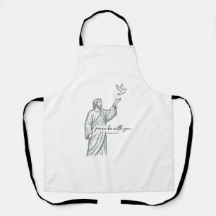 Delantal Camiseta Vintage Cristiana Paloma Te Queda La Paz