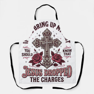 Delantal Camiseta Vintage Cruz Jesús Retiró Los Cargos