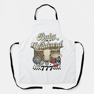 Delantal Camiseta Vintage de Casino Western Baby soy un Com