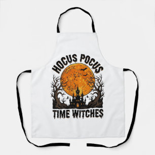Delantal Camiseta Vintage de Halloween de Brujas Tiempo Hoc