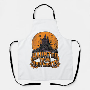 Delantal Camiseta vintage de Halloween de la Universidad de