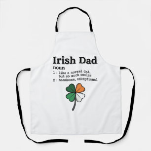 Delantal Camiseta Vintage de Trébol de Definición Divertida