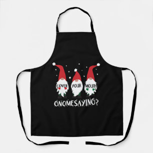 Delantal Camisetas De Gnome Para Mujeres Navidades De Gnome