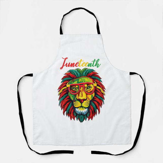 Delantal Camisetas del 10 de junio vestidas con mujeres de  (Anverso)