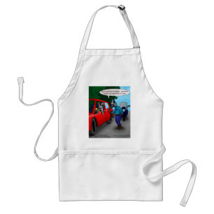 Delantal Camisetas Divertidas Tazas Regalo Aardvark Conduci
