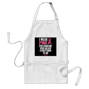 Delantal Camisetas para la toma de conciencia sobre el cánc