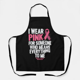 Delantal Camisetas para la toma de conciencia sobre el cánc