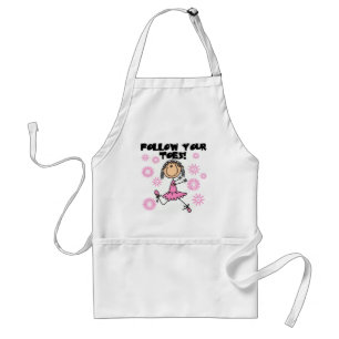 Delantal Camisetas y regalos de bailarina sigue tus dedos d