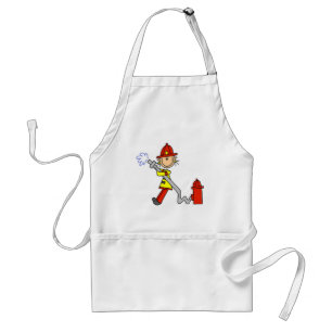 Delantal Camisetas y regalos de bombera con manguera