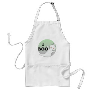 Delantal Camisetas y regalos de boo fantasmales