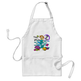 Delantal Camisetas y regalos de cumpleaños de Sirena