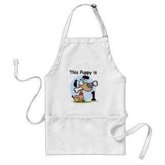 Delantal Camisetas y regalos de esta cachorro el primer cum