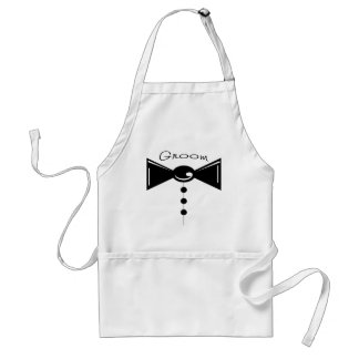 Delantal Camisetas y regalos de Tux del novio