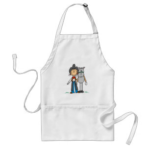 Delantal Camisetas y regalos de vaquera con caballo
