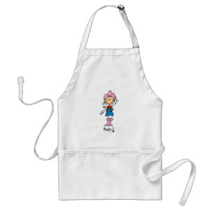 Delantal Camisetas y regalos de vaquera con figuras de pali