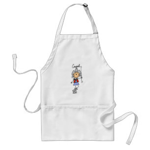Delantal Camisetas y regalos de vaquera con lazo