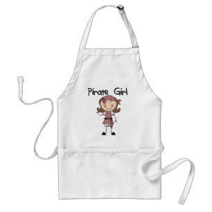 Delantal Camisetas y regalos del chica del pirata