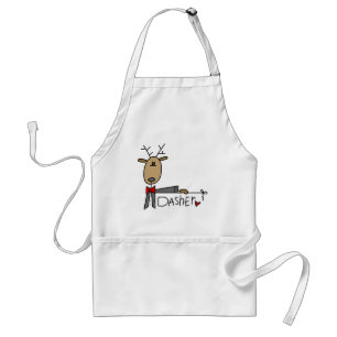 Delantal Camisetas y regalos del reno de Dasher