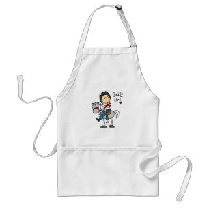 Delantal Camisetas y regalos para vaqueros montando a cabal