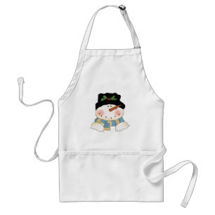 Delantal Camisetas y regalos sonrientes de Snowman