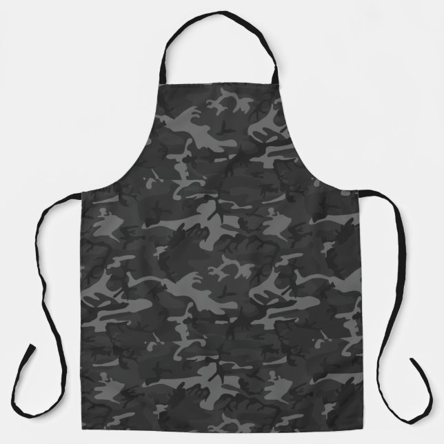 Delantal Camo Gris Carbón (Anverso)