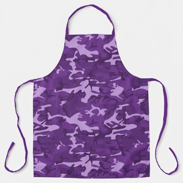 Delantal Camo Purple (Anverso)