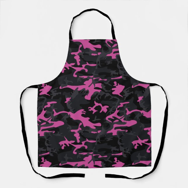 Delantal Camo resaltado rosa (Anverso)
