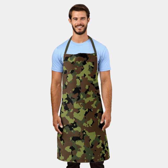 Delantal Camo verde forestal (Gastado)