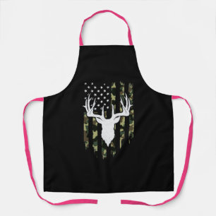 Delantal Camouflage American Flag Deer Hunting