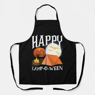 Delantal Campamento de Halloween Campamento Feliz de Ween