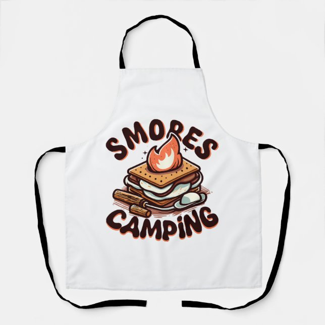Delantal campamento de smores (Anverso)