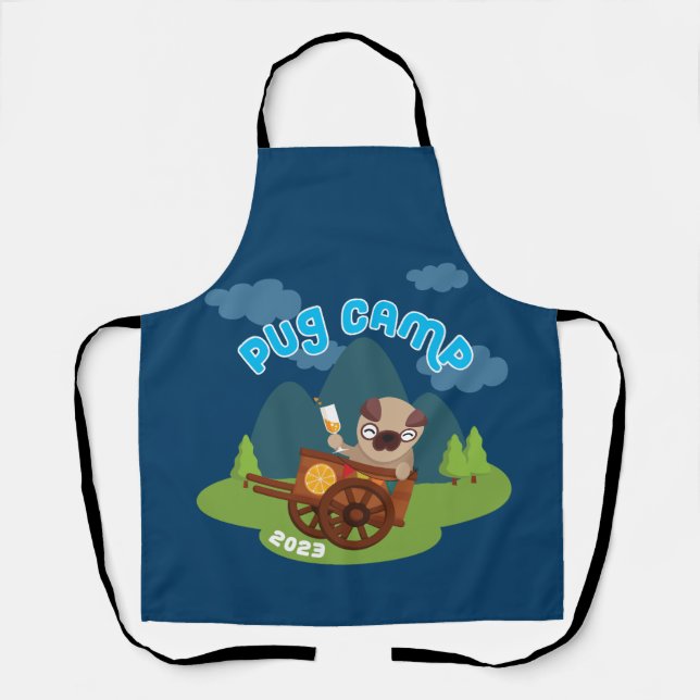Delantal Campamento Pug 2023 (Anverso)