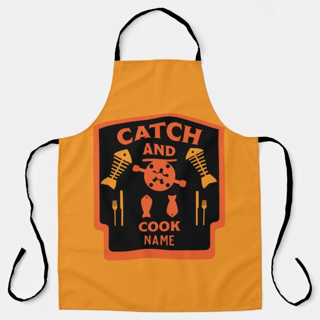 Delantal Campamento Y Pesca (Anverso)