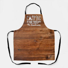 Delantal Camping Rústico es nuestro nombre de familia de ca