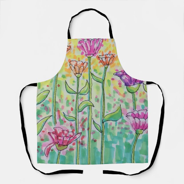Delantal Campo de Flores (Anverso)
