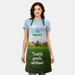 Delantal Campo otoñal - Personalizado