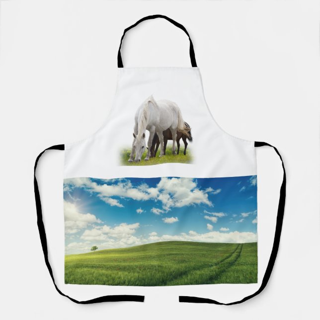 Delantal Campo y caballo  (Anverso)