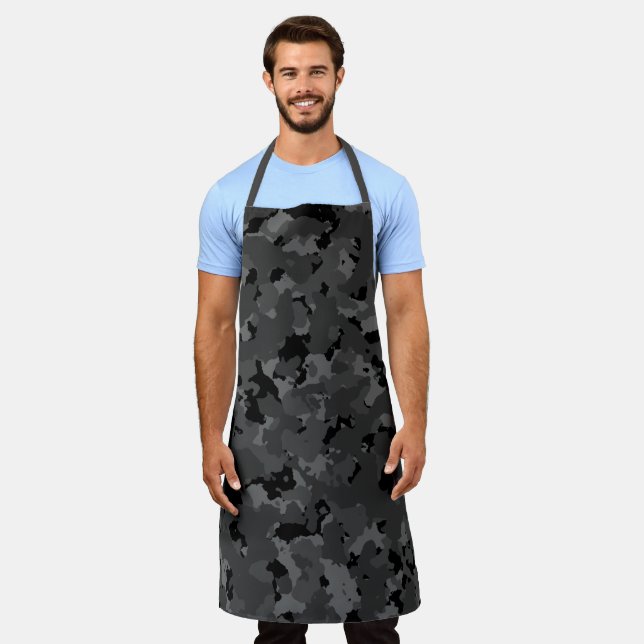 Delantal Camuflage negro (Gastado)