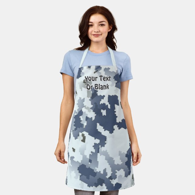 Delantal Camuflaje digital de invierno (Gastado)